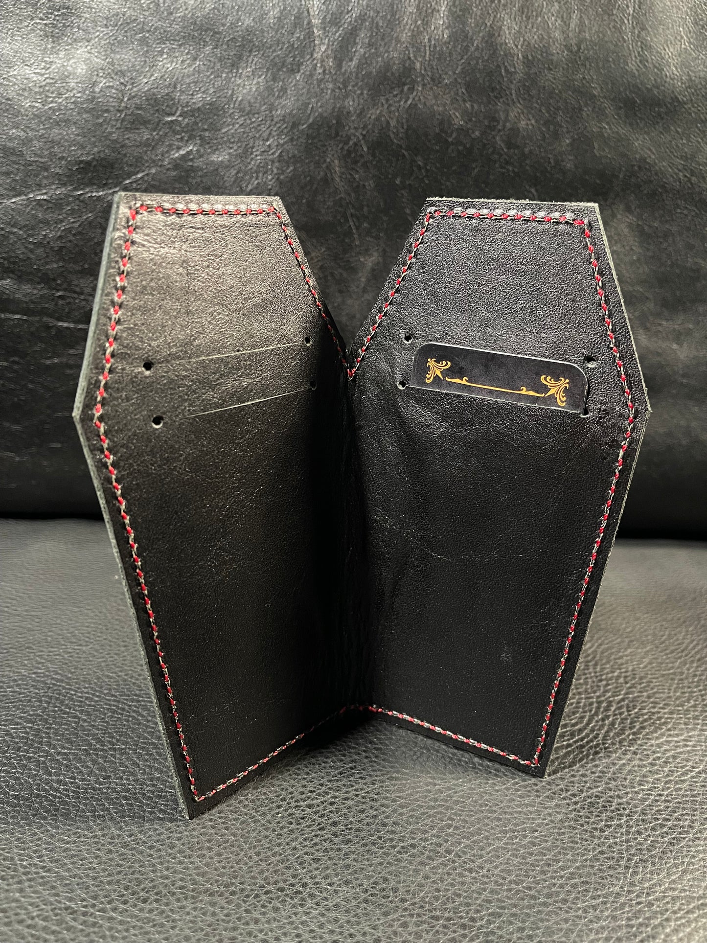 Coffin card wallet