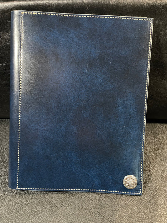 Flop Vintage Blue Kell Dragon D&D padfolio