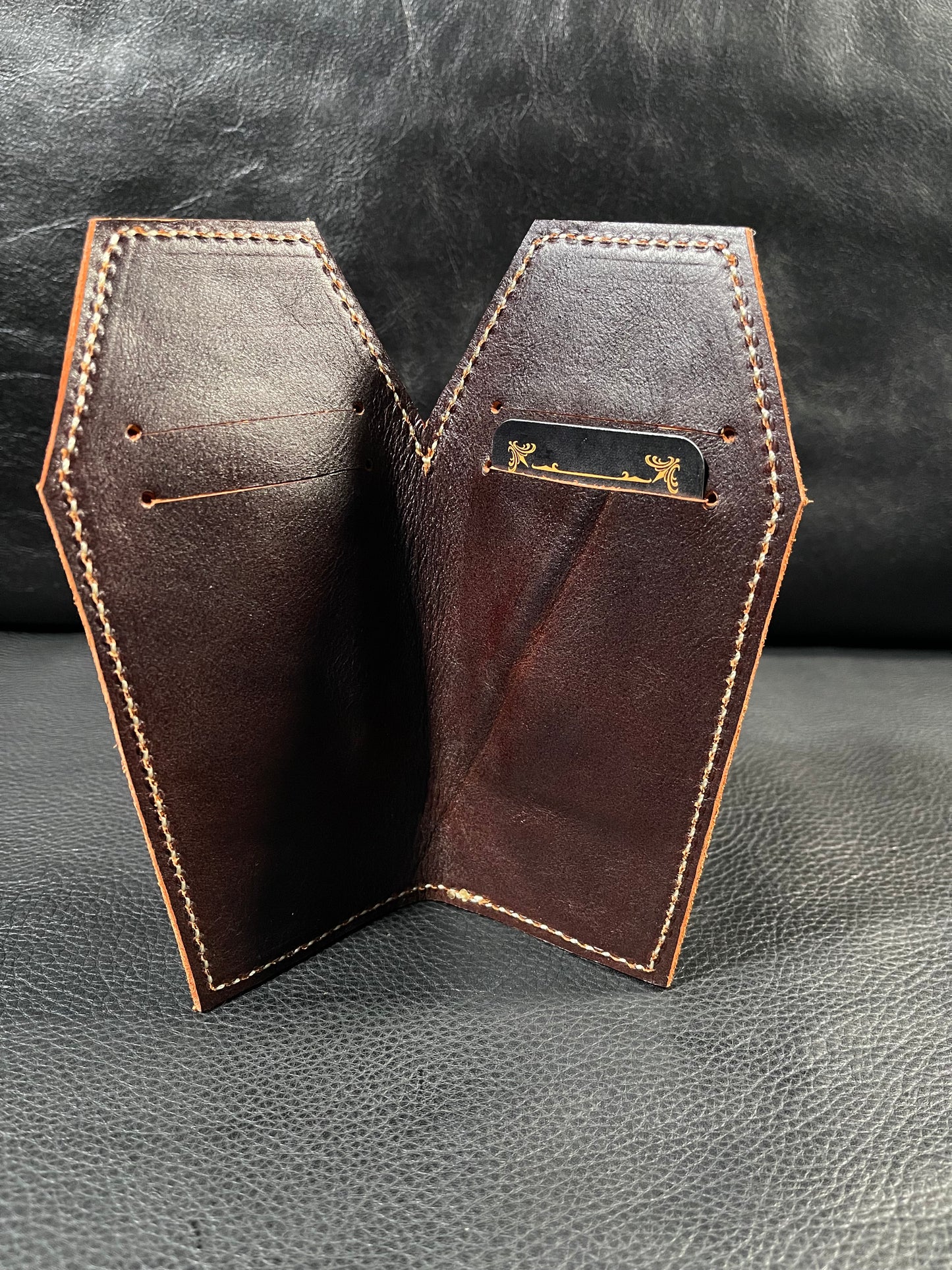 Coffin card wallet
