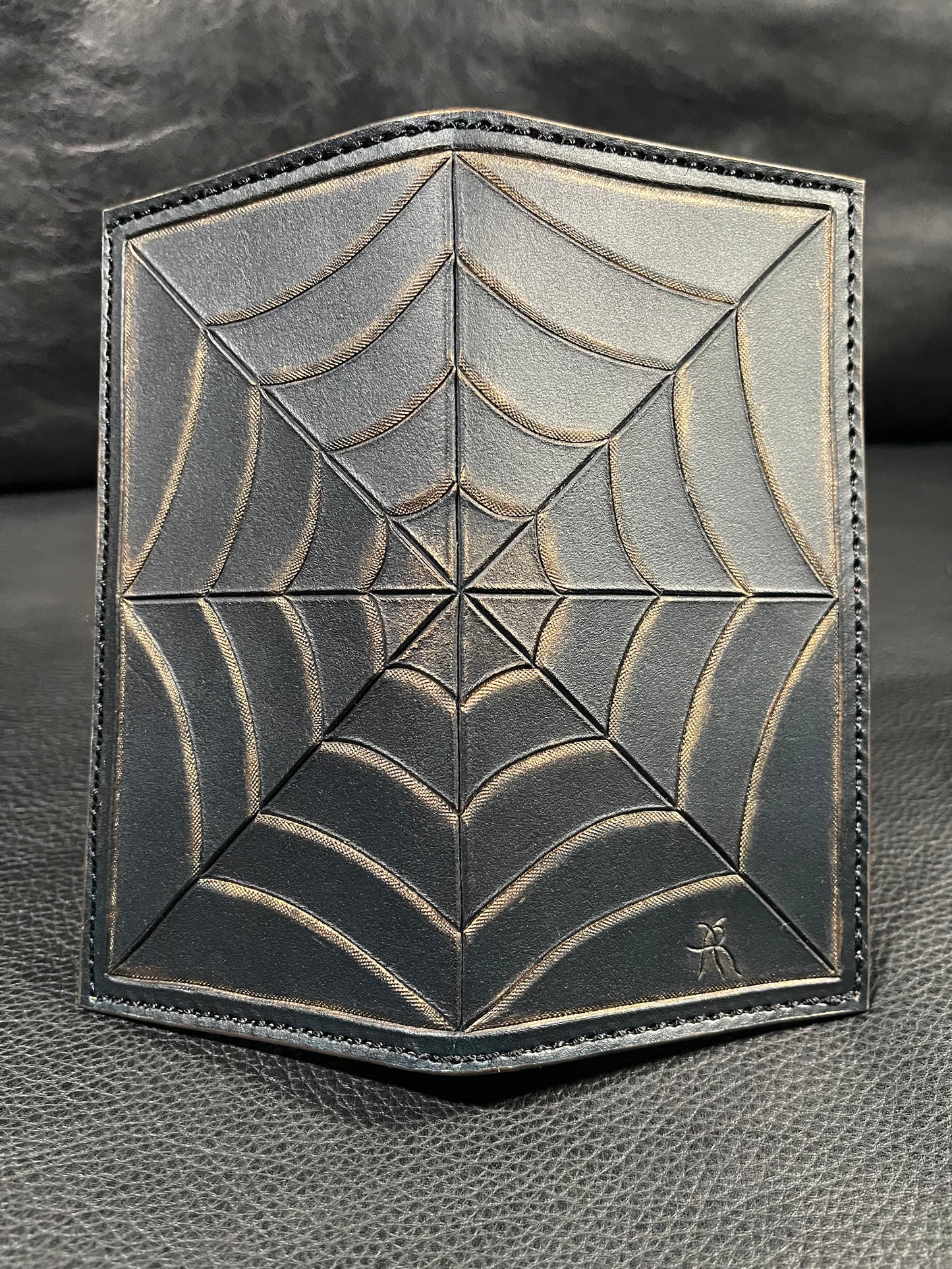 Bronze Spider Web Roper Wallet