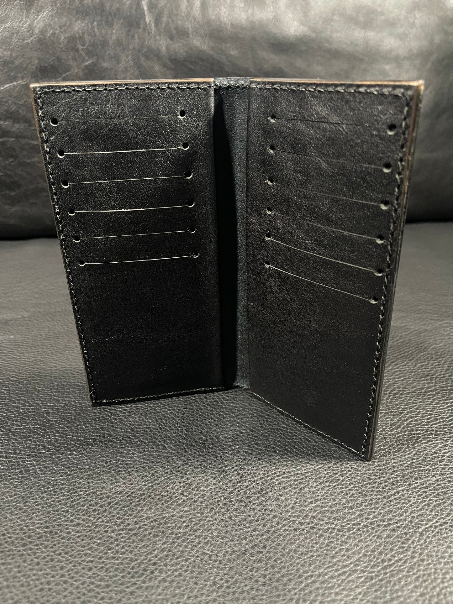 Bronze Spider Web Roper Wallet