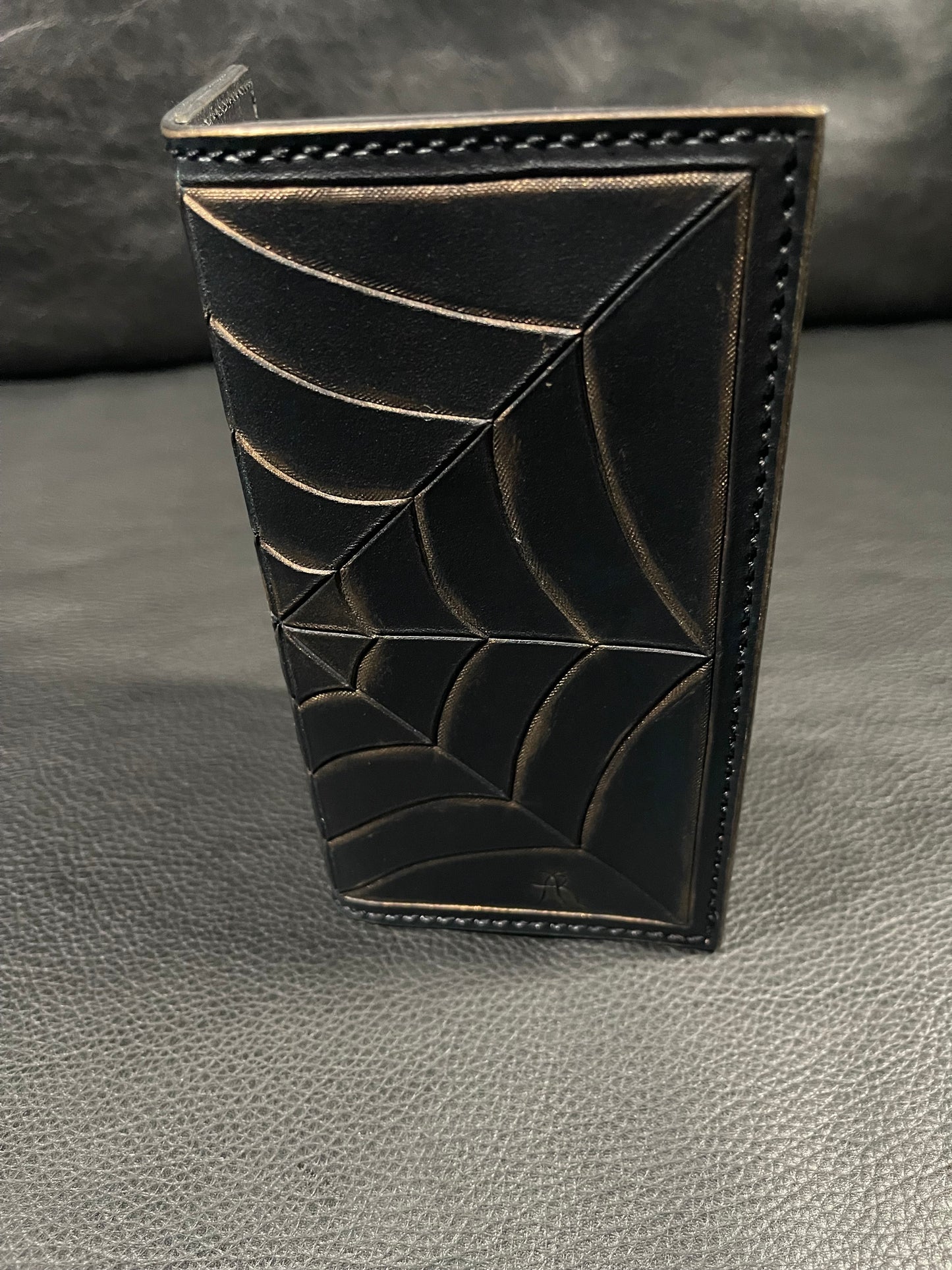Bronze Spider Web Roper Wallet