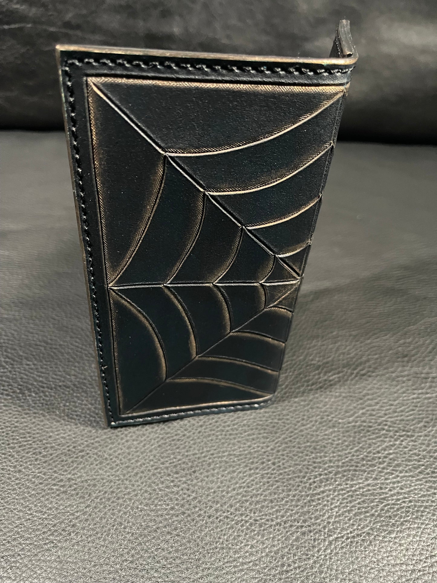 Bronze Spider Web Roper Wallet