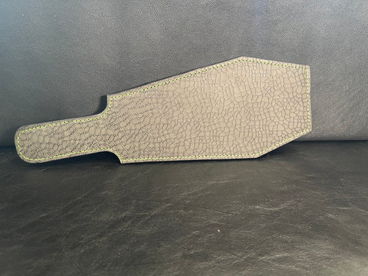 Coffin Leather Paddle Crackle